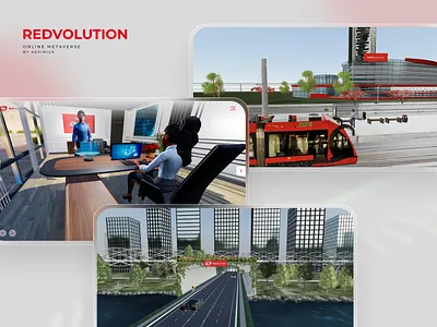 REDVOLUTION - REAL ESTATE METAVERSE immersive experiences metaverse online showcase real estate realestate realestate metaverse