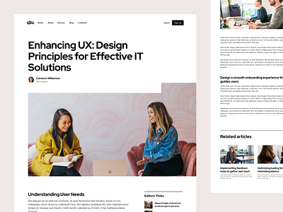 ✦ TheSprkl / Article page article blog branding clean design system figma2webflow landing page thesprkl ui ux webflow