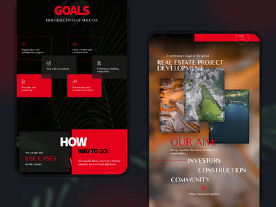 REDVOLUTION - REAL ESTATE METAVERSE architecture design high end ui metaverse modern ui real estate