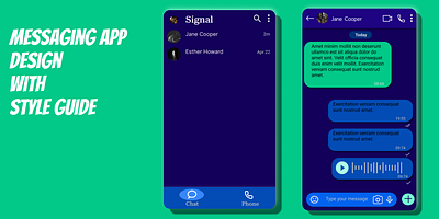 Messaging App with Figma File appclone appdesign beginner friendly design message app ui