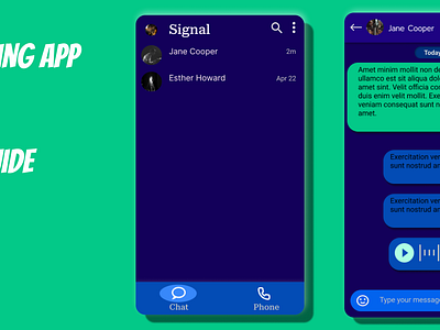 Messaging App with Figma File appclone appdesign beginner friendly design message app ui