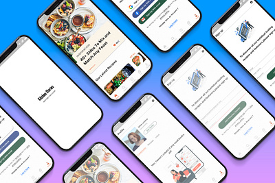 Kitchen Stories App redesign(Mobile App UI Design) app ui figma mobile ui ui