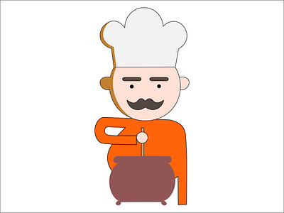 Chef 3d animation branding chef cook creativity design food graphic design illustration illustrator interaction logo masterchef motion graphics portfolio tools ui uiux vector
