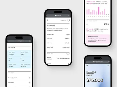 Tenet 0.1 amount app bar chart cards data finance graph ios minimal swiss design swiss style typography ui user interface