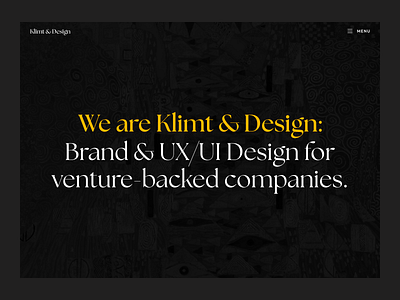 K&D Website Update agency branding landing page webflow