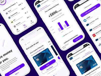 momo credit UI banking credit card finance fintech mobile app ui