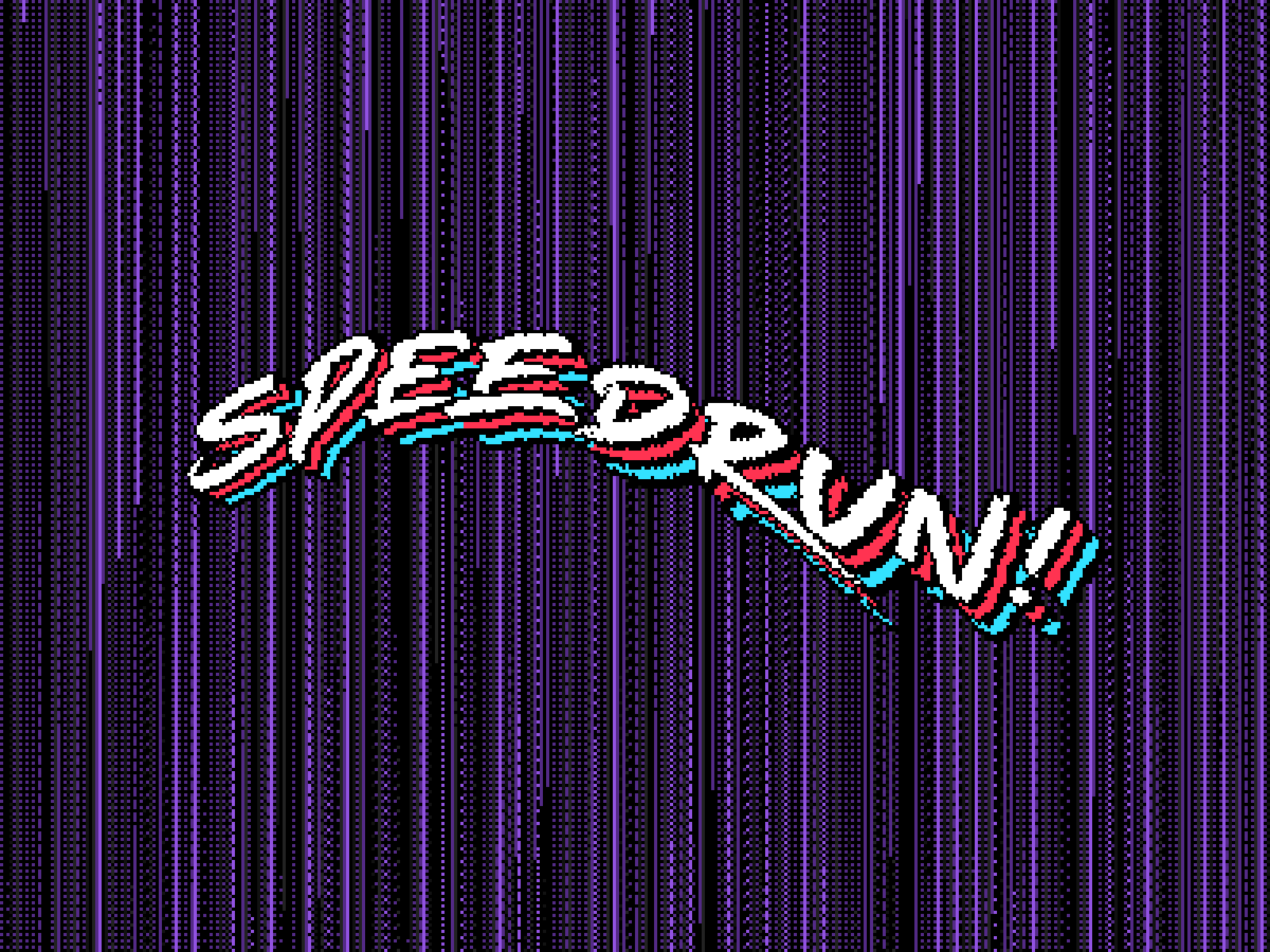 Speedrun! animation gif speedrun title video
