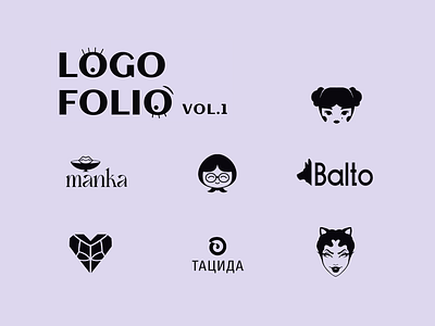 Logofolio animals branding cat girl logo logofolio