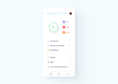 Setting App UI app dailyui setting ui uiux ux