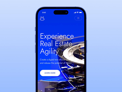 Magma Mobile Version 3d app blue building cuberto development digital icons index interaction design motion design product realt estate responsive stakeholder token ui ux web3