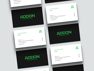 Business card Addon branding business card cards graphic design