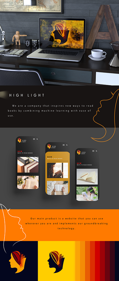 Branding | High light brand branding design graphic design logo