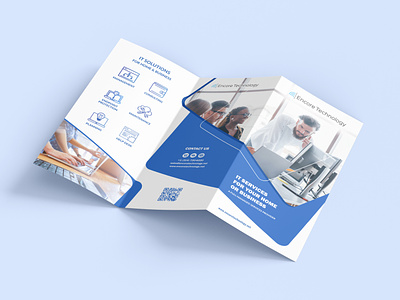 TRI-FOLD DESIGN brochure brochure design company brochure cyber brochure flyer internet it brochure tri fold tri fold brochure