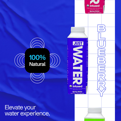 Elevate Your Water Experience ads advertising bright business commercial drinks graphic design modern motion graphics product