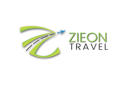 Zieon Travel Logo Design (Unused) 3d branding design graphic design illustration logo logo design logo designer logotype mark gd monogram logo travel logo ui vector z letter logo zeion logo