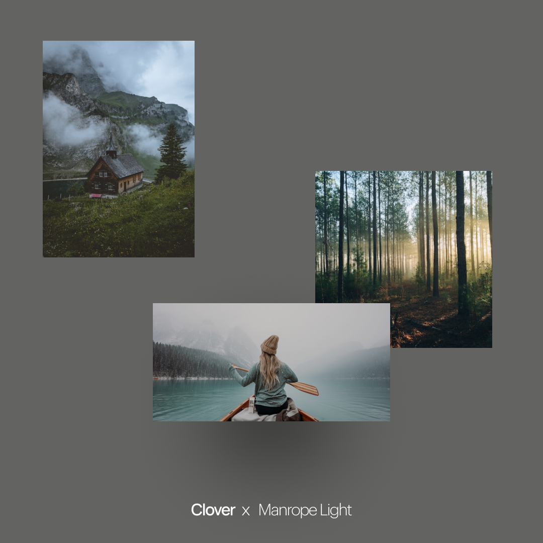 Clover x Manrope Light Project Web Design Photography Gallery simple ui web webdesign webdevelopment