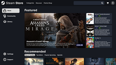 Steam Store redesign gaming redesign steam valve video games