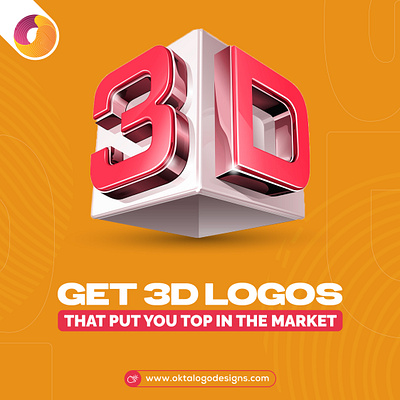 GET 3D LOGOS 3d animation branding design graphic design illustration logo motion graphics ui vector