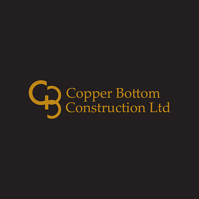 Copper Bottom Construction - Brand Identity & Logo branding design graphic design illustration logo typography vector