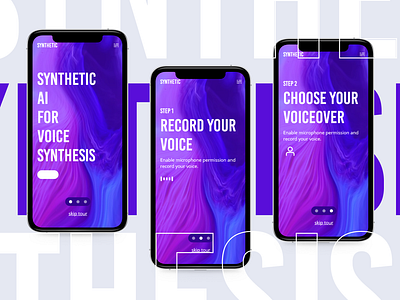 Voice Recorder App animation branding graphic design motion graphics ui