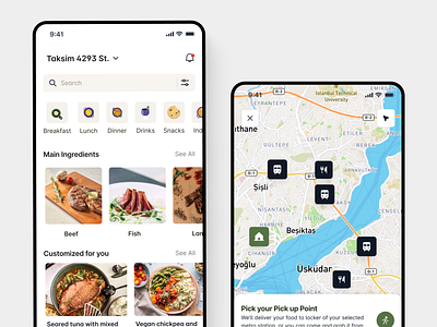 Food Delivery Service app apple challenge delivery app design food minimal mobile ui uidesign user interface