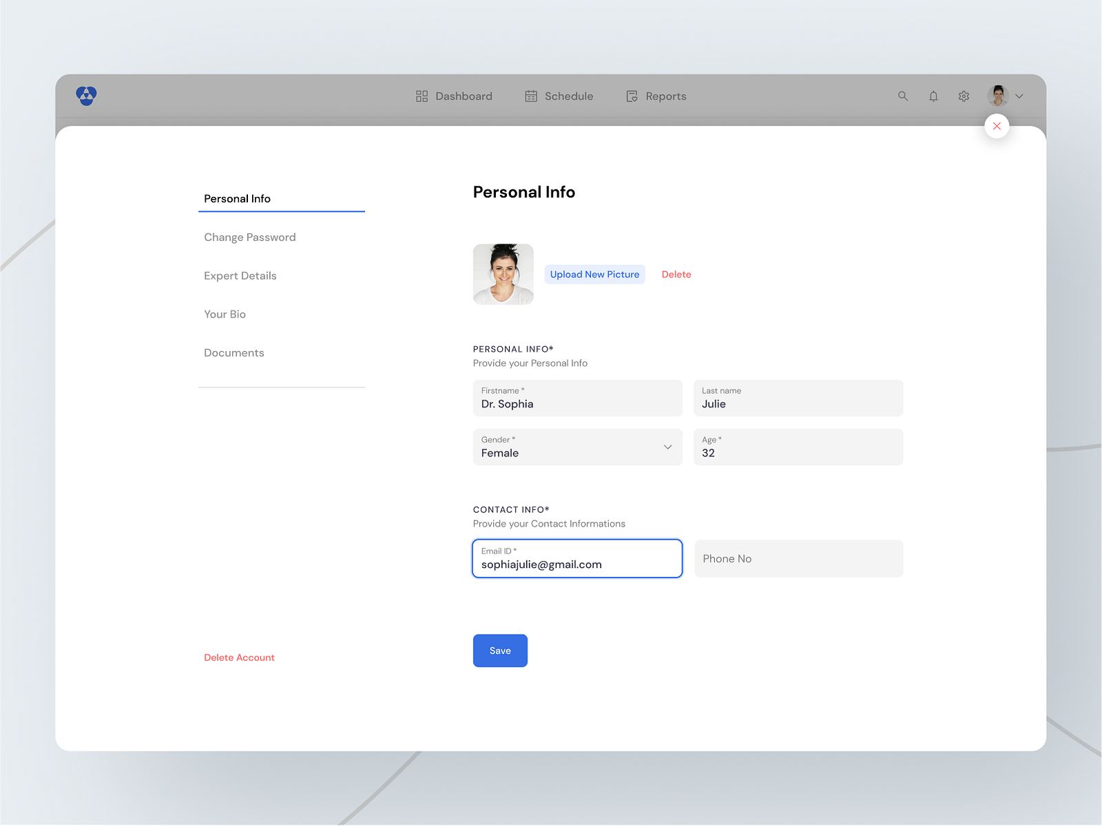 EDIT PERSONAL INFO intelligence overview