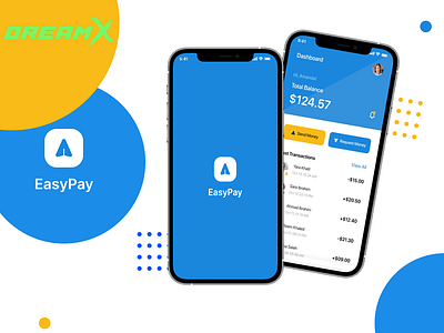 EasyPay [Fintech] app assistant dark theme design dreamx figma finance fintech fintech app illustration mobile mobile app mobile app design prototype ui ui design ux ux design web web design