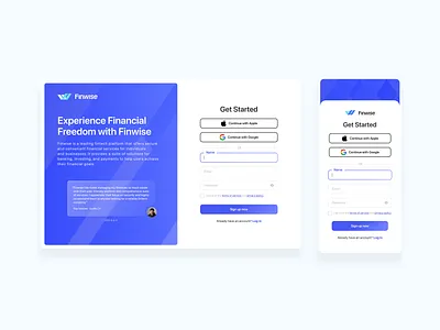 Sign up app dailyui inspiration mobile sign in sign up sign up form ui ux uxui website