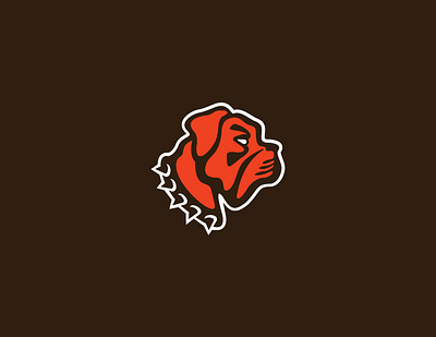 Browns Dog Logo branding cleveland browns graphic design logo