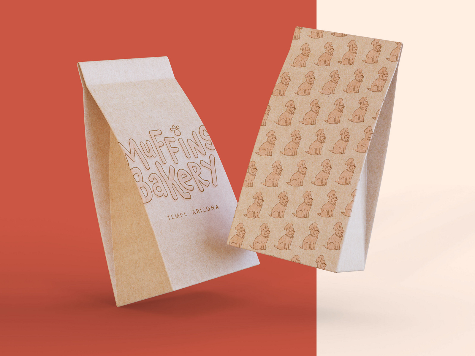 Muffins Bakery Pastry Bags by Trevor Kinkade on Dribbble