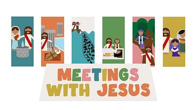 Meetings with Jesus church church graphics jesus summer summer series