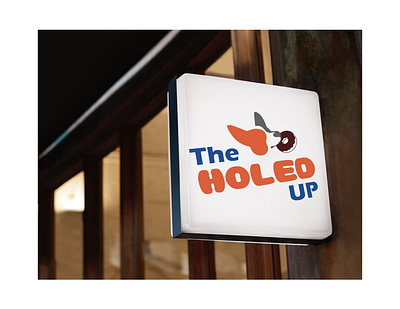 The Holed Up In-House Branding adobe illustrator branding design graphic design illustration logo minimal vector