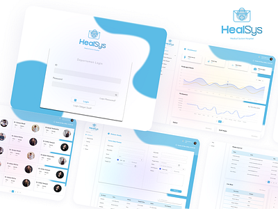 HealSys Medical System analysis app behance design portofolio reserach study case ui ux