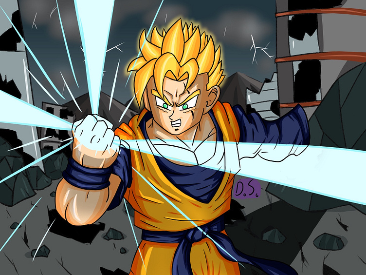 Future Gohan: Final Stand by Dayton Shelley on Dribbble