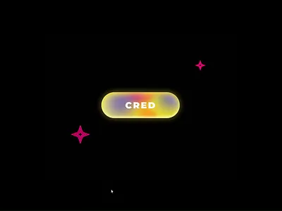 CRED - Magic Button animation branding button cred design gradient magic shiny