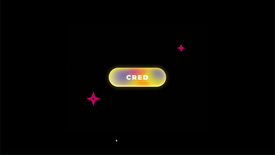 CRED - Magic Button animation branding button cred design gradient magic shiny