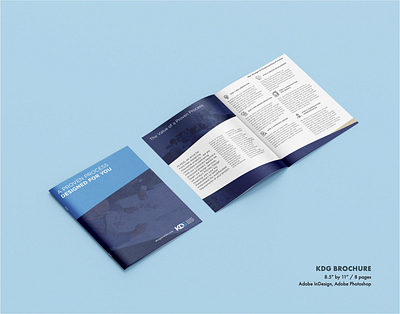 KDG Brochure design graphic design typography