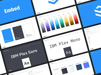 Embed Financial Style Guide branding design system finance style guide ui