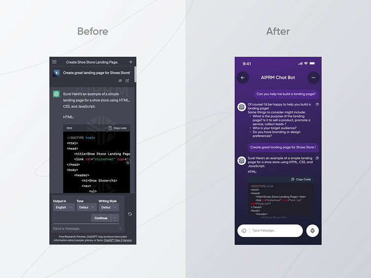 AI Chat Bot Mobile App - AIPRM for Chat GPT by Teguh Irvan Ariyanto for ...