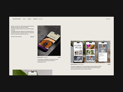 Work Gallery clean creative design gallery grid layout minimal modern ui ui design uiux user interface ux web web design website website design whitespace work work page