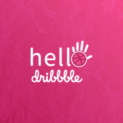 hello dribbble arti solvo design graphic design hello dribbble illustration logo