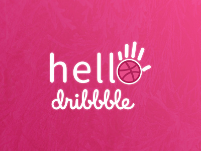 hello dribbble arti solvo design graphic design hello dribbble illustration logo