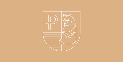 Pensefox Crest branding crest fox golden ratio graphic design