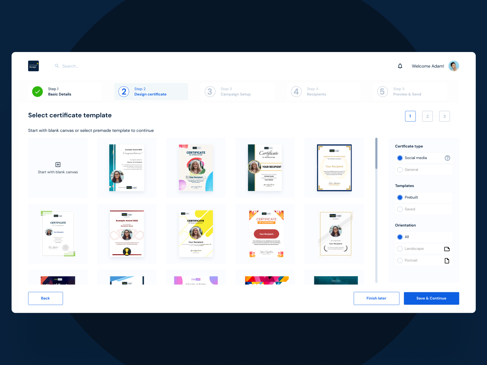 VirtualBadge.io Revamp by Nalindu Abeysekara on Dribbble