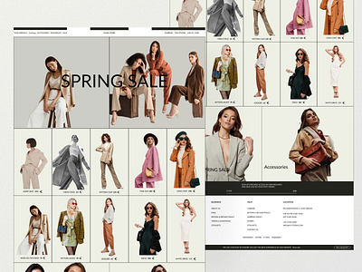 SLEEK STORE WEBSITE add to cart branding delivery design e commerce fashion online shoping products sale store style ui ux web design