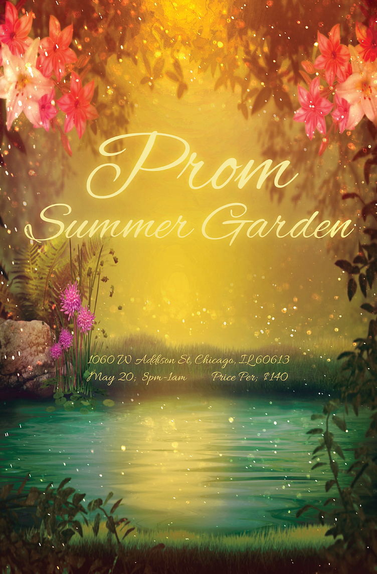 Prom Poster by Connor on Dribbble