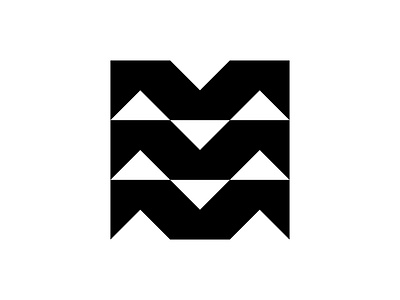 M Logo branding design flat graphic design icon logo minimal vector