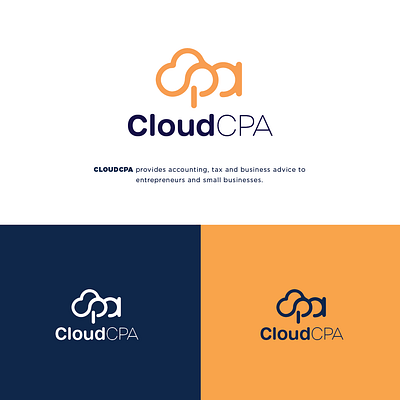 Cloud CPA - Logo Concept design graphic design logo typography