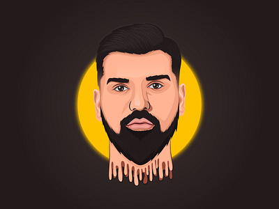 Daniyal Sheikh adobe illustrator design designing dribbble face face illustrations graphic design illustration influencers instagram man vector