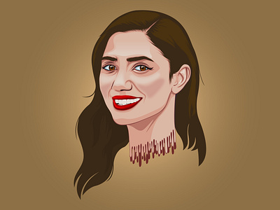 Mahira Khan actress adobe illustrator art cartoon design designing dribbble face female film graphic design illustration mahira khan movies vector